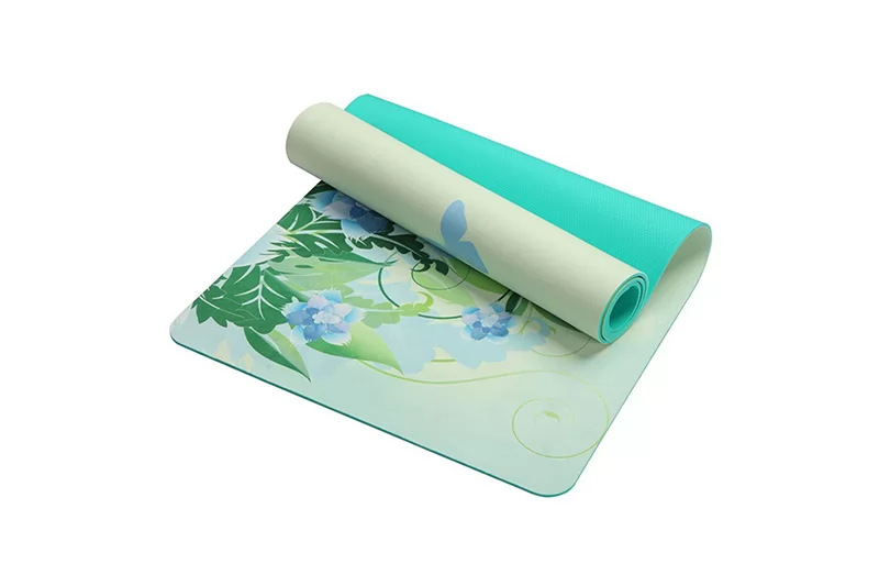 Tapis de yoga TPE en daim antidérapant personnalisé