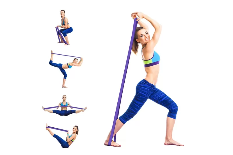 Natural Yoga Accessories Set Exercise Fitness 