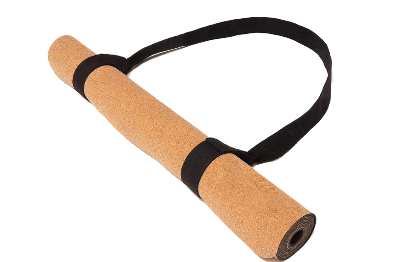 Fitness Brown Cork Rubber Yoga Mat