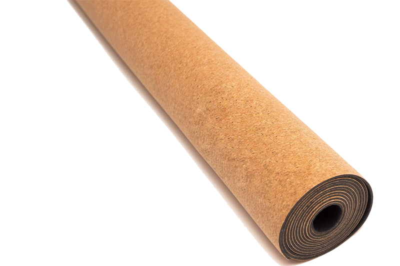 Fitness Brown Cork Rubber Yoga Mat