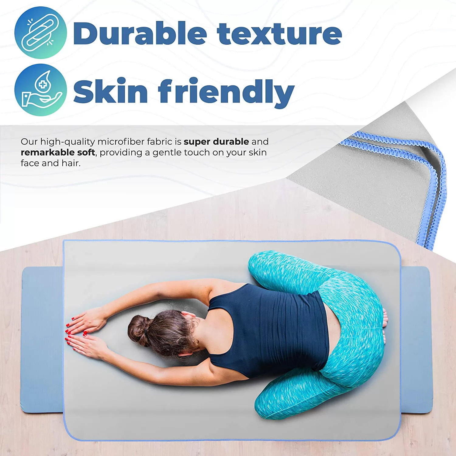 Ensemble d'accessoires de yoga naturels Exercice Fitness