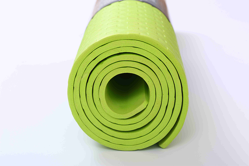 Non-slip Roll 4mm thin EVA Extra Large Lines Yoga Mat