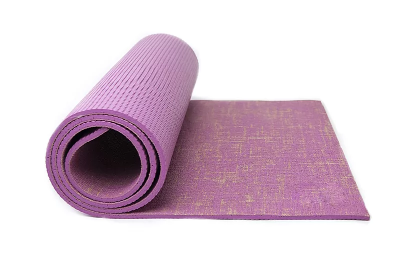 Natural Organic Jute Pvc Yoga Mat