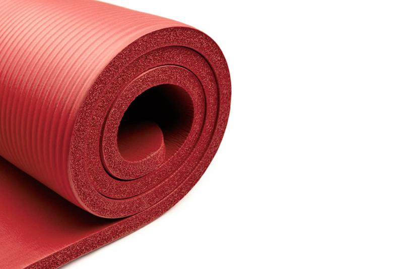 Antitear Red NBR Yoga Mat