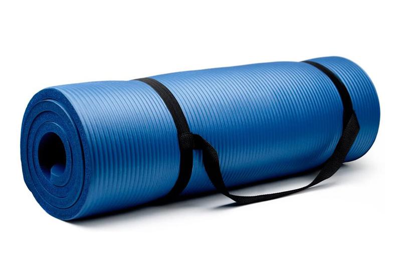 Cheap Blue NBR Yoga Mat