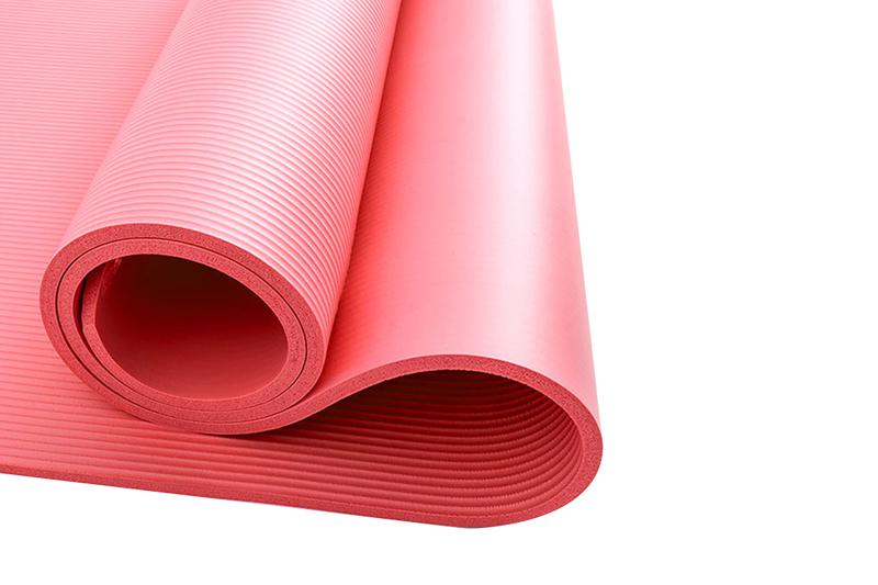 Antitear Red NBR Yoga Mat