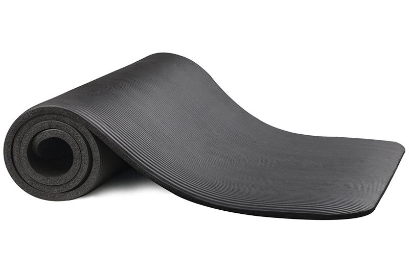 Extra Thick Black NBR Yoga Mat