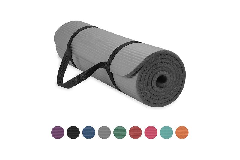 Extra Thick Black NBR Yoga Mat