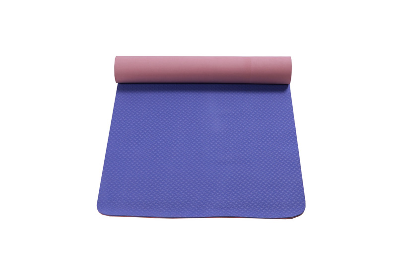 Non-slip Purple/Pink TPE Yoga Mat