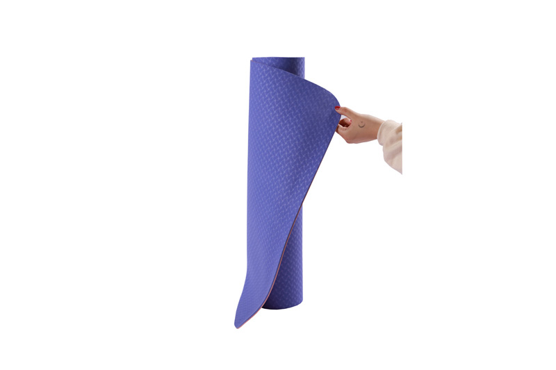 Non-slip Purple/Pink TPE Yoga Mat