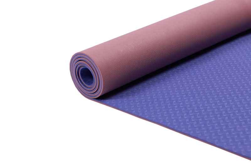 Non-slip Purple/Pink TPE Yoga Mat