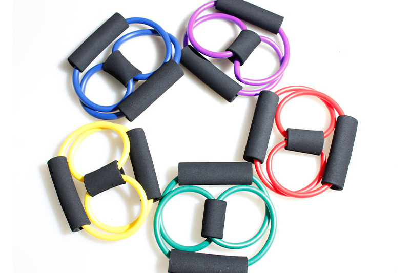 Colourful Custom 8 Shape Resistance Band