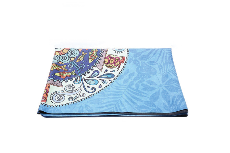 Eco Friendly Colorful Natural Suede Rubber Yoga Mat  