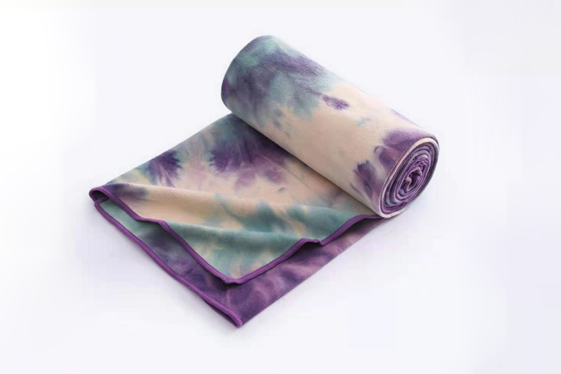 Soft and Comfortable Multi-colored Yoga Towel