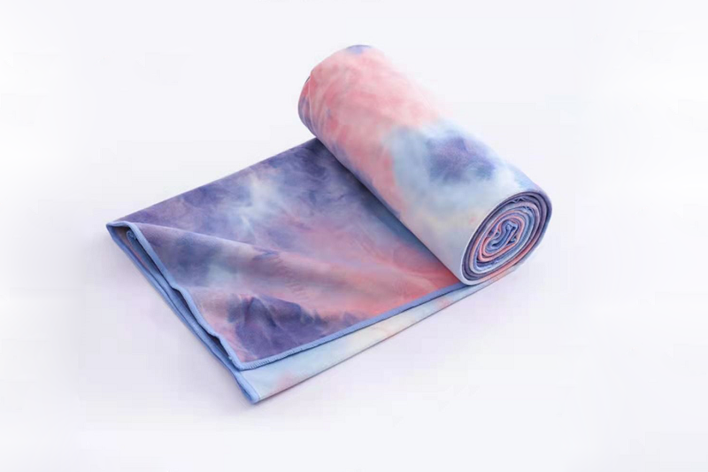 Soft and Comfortable Multi-colored Yoga Towel