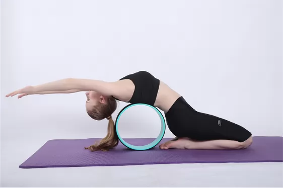 Revivez les maux de dos Gym Fitness PU Yoga Wheel