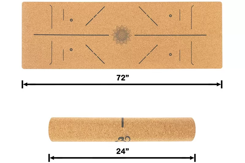 Natural Non-Toxic Baby Cork Rubber Yoga Mat