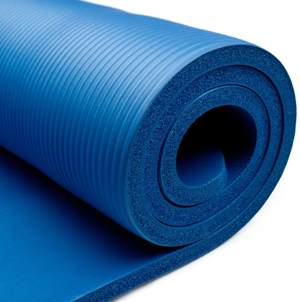 Thick Blue NBR Yoga Mat 