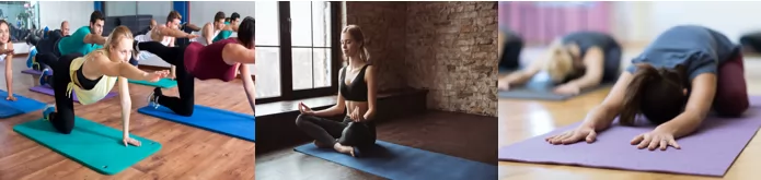 Tapis de yoga en caoutchouc naturel Pilates PU naturel écologique en gros