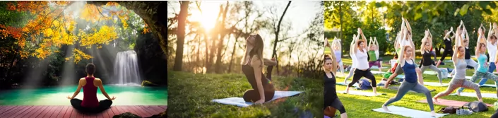 Tapis de yoga en caoutchouc naturel Pilates PU naturel écologique en gros