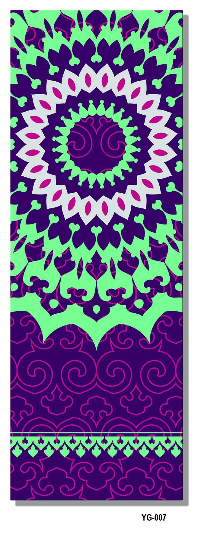 Microfiber Custom Printing Travel Suede Yoga Mat