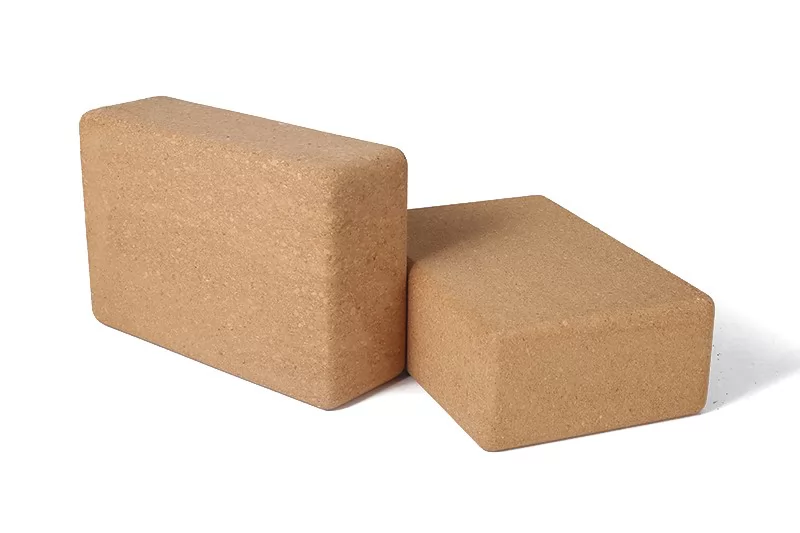  Factory Natural Eco-friendly Custom Cork Yoga Block 