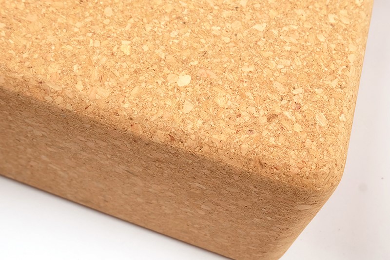  Factory Natural Eco-friendly Custom Cork Yoga Block 