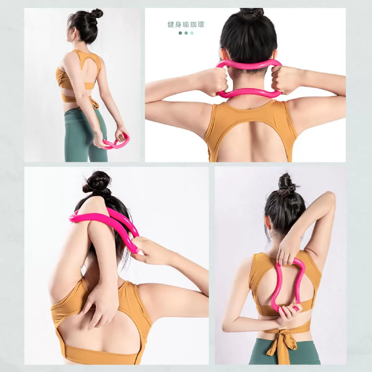 Conjunto de accesorios de yoga natural Ejercicio Fitness