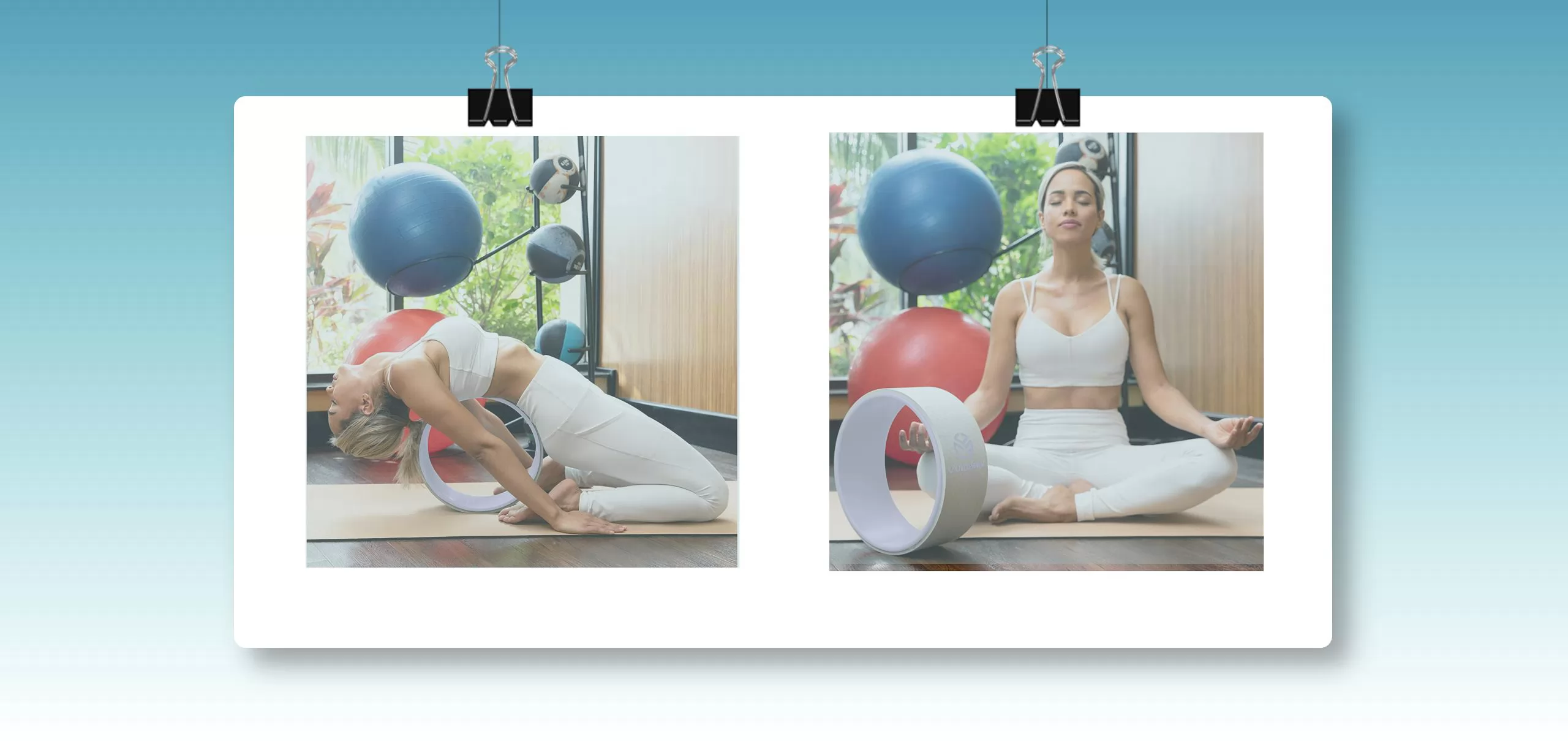 Set di accessori per yoga naturali Esercizio di fitness